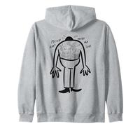 Please Don't Make Me Look - Funny Fear of Heights Zip Hoodie
