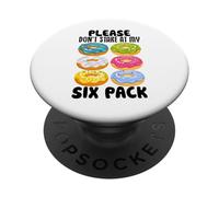 Please Don't Stare At My Six Pack PopSockets Adhesive PopGrip