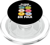 Please Don't Stare At My Six Pack PopSockets PopGrip for MagSafe