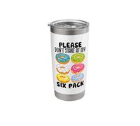 Please Don't Stare at My Six Pack Stainless Steel Insulated Tumbler
