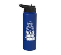Please Dont Touch Grumpy Introvert Stainless Steel Insulated Water Bottle