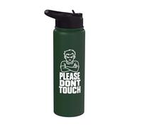 Please Dont Touch Grumpy Introvert Stainless Steel Insulated Water Bottle