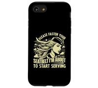 Please fasten your Seatbelt im about start Serving Attendant Case for iPhone SE (2020) / 7/8