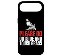 Please Go Outside And Touch Grass Internet Culture Gamer Case for iPhone Air