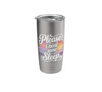 Please I Need Some Sleep Sleepy Tired Mood - Stainless Steel Insulated Tumbler