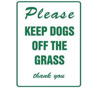 Please Keep Off Grass Sign for Yard Lawn Garden, Do Not Step or Drive On Grass, Lawn Protect Sign, Sturdy Aluminum Rust Free Home Indoor Outdoor Decor 14x20 CM