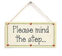 Please Mind The Step... - Functional Stairs Step Gift Love Heart Frame Sign