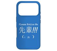 Please Notice Me - Japanese Senpai Design Tee Case for iPhone 17 Pro
