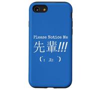 Please Notice Me - Japanese Senpai Design Tee Case for iPhone SE (2020) / 7/8
