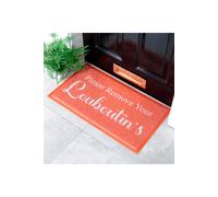 Artsy Doormats Red Please Remove Your Louboutins Doormat (70 X 40Cm), Red