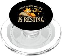 Please remove yourself the queen is resting PopSockets PopGrip for MagSafe