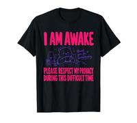 Please Respect My Privacy During This Difficult Time Value Graphic T-Shirt, Men, Black, S