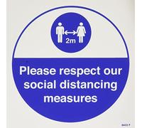 Please respect our social distance measures
