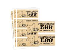 Please Return Egg Carton Tag Stickers 1x2.5 Inch Farm Fresh Chicken Egg Carton Labels 480 Pcs Eggs Carton Labels Egg Stickers Egg Packaging Stickers for Box Container Carton Farm Supplies (Kraft)
