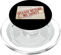 Please Return My Sanity Borrower Record PopSockets PopGrip for MagSafe