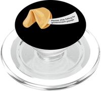 Please Stop Falling for Government Psyops Statement product PopSockets PopGrip for MagSafe