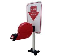 Please Take A Number Ticket Dispenser Machine For Wall Desk Counter Queuing System For Deli-Counter/Cafe/Supermarket/Clinic