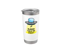 Please Take Me Away UFO Abduction Stainless Steel Insulated Tumbler