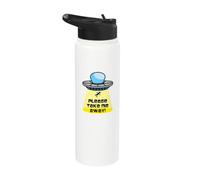 Please Take Me Away UFO Abduction Stainless Steel Insulated Water Bottle