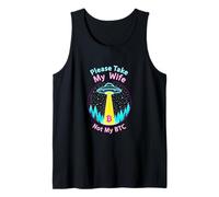 Please Take My Wife Not My BTC Crypto Bitcoin Cryptocurrency Tank Top