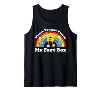 Please Tongue Punch My Fart Box Funny Embarrassing Vacation Tank Top
