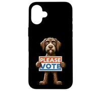 Please Vote, Elections, Justice for Cricket, Dog Lover Case for iPhone 16 Plus