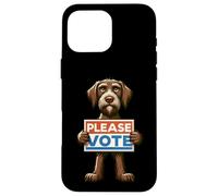 Please Vote, Elections, Justice for Cricket, Dog Lover Case for iPhone 16 Pro Max