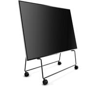 Please wait to be seated - Carry Tv Stand With Castors, Black - Black