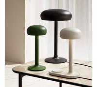 PLEASE WAIT to be SEATED Emendo rechargeable table lamp, green, IP44