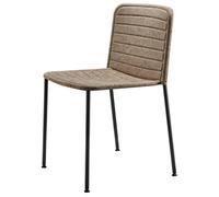 Please wait to be seated - Flax Stacker Dining Chair, Beige - Beige
