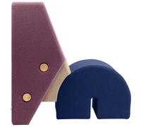 Please wait to be seated - Keystone Lounger Fig Purple / Off-white / Navy Blue - Off-White