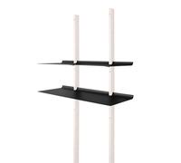 Please Wait to be Seated Smile Shelf Set of 2 Large Black
