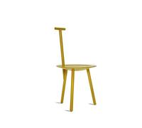 Please Wait to be Seated Spade Chair Turmeric Yellow