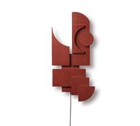 Please Wait to be Seated Totem Deco Wall Lamp Basque Red