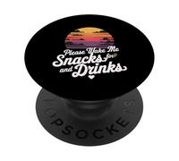 Please Wake Me For Snacks And Drinks Cozy Nap Sleep |---- PopSockets Adhesive PopGrip