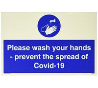 Please wash your hands - prevent the spread of Covid-19