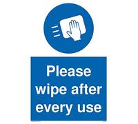 Please wipe after every use