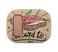 Pleased to Meat Funny Printed Case Compatible for Airpods Pro 2 Earbud Cases Earphone Protective Covers