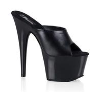 Pleaser ADORE-701 Blk Leather/Blk UK 8 (EU 41)