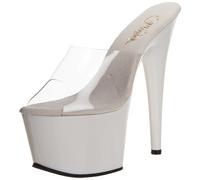 Pleaser ADORE-701 Clr/Wht UK 7 (EU 40)