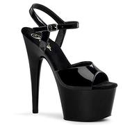 Pleaser ADORE-709 Blk Pat/Blk UK 7 (EU 40)