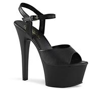 Pleaser ASPIRE-609 Blk Faux Leather/Blk Matte UK 4 (EU 37)