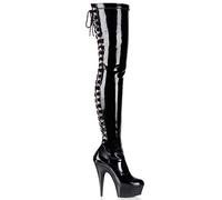 Pleaser Delight-3063, Women's Ankle Boots, Black (Black), 6 UK (39 EU)