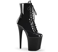 Pleaser FLAMINGO-1020 Blk Pat/Blk UK 10 (EU 43)