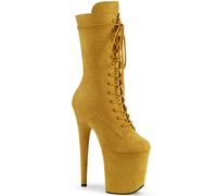 Pleaser Flamingo 1050FS Faux Suede 8 Inch Mid-Calf Platform Pole Dancing Boots