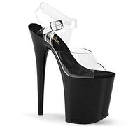 Pleaser FLAMINGO-808 Clr/Blk UK 7 (EU 40)