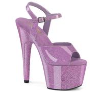 Pleaser High Heel Dancer Shoes Sandals Ankle Strap Ladies Glitter Adore 709GP