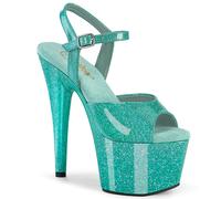 Pleaser High Heel Dancer Shoes Sandals Ankle Strap Ladies Glitter Adore 709GP