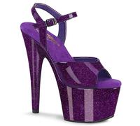 Pleaser High Heel Dancer Shoes Sandals Ankle Strap Ladies Glitter Adore 709GP