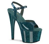 Pleaser High Heel Dancer Shoes Sandals Ankle Strap Ladies Glitter Adore 709GP